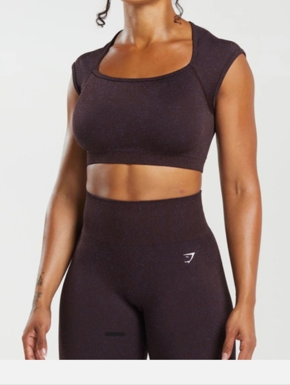 Gymshark top XXL Speckled Crop